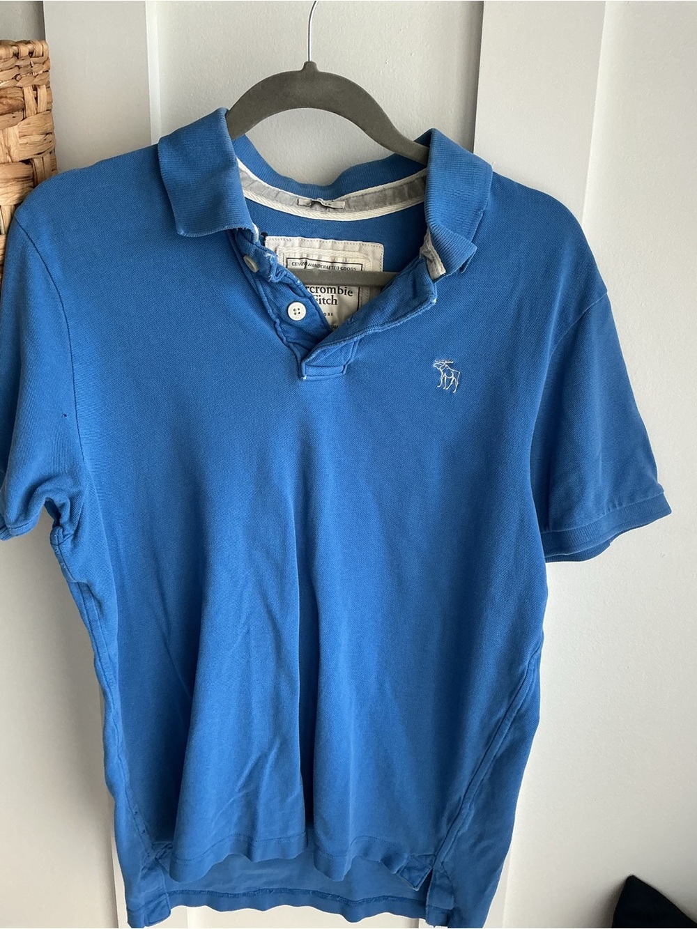 Abercrombie & Fitch Royal Blue Men's Polo
